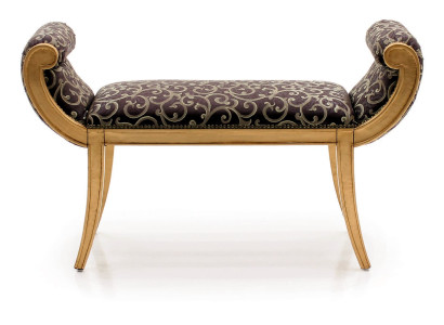 Stool Upholstered Stool Foot Shelf Furniture Living Benches Seat Textile Classic