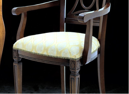 Design solid wood chair armrest chair armchair dining room living room office
