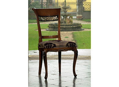 Real wood Chairs Dining room Design Chair with carved patterns Recliner Furniture