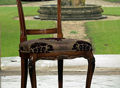 Real wood Chairs Dining room Design Chair with carved patterns Recliner Furniture