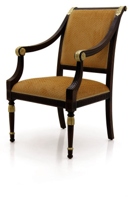 Chair Design Living room Dining room Wood Chairs Upholstery Armrest Vaccari giovanni