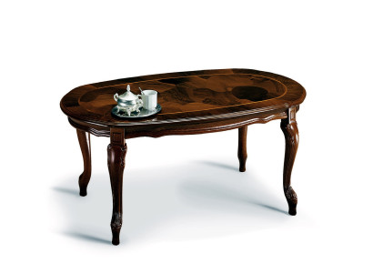 Classic r Coffee table Table Living room Tables Baroque Wood Coffee tables Solid