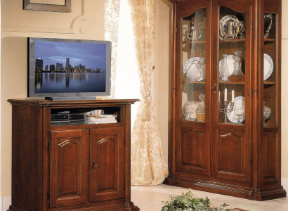 tv sideboard TV cabinet living room design shelf wood shelves lowboard Italy brown