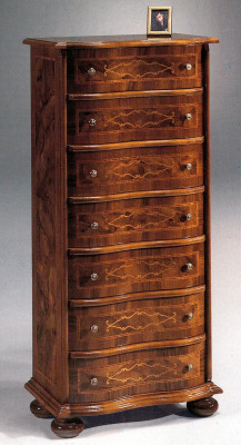 Wood Italian Style Furniture Luxury Brown Chest of drawers Style Baroque Antique Style new