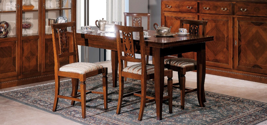 Design Furniture Furnishings Tables Solid wood Table new Luxury Dining table Italian