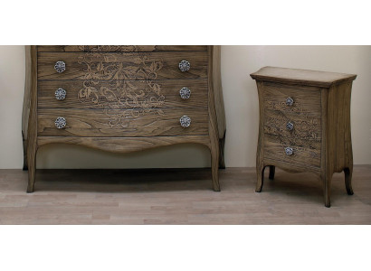 Bedside table night cabinet side cabinet Chest of drawers night cabinet Wardrobe Baroque