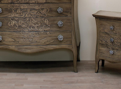 Bedside table night cabinet side cabinet Chest of drawers night cabinet Wardrobe Baroque