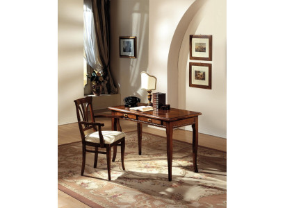 Desk Secretary Italian Furniture Table Chair Set Office 2pcs Furnishings