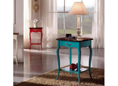 Consoles Bedside table Bedroom Side table Modern Design Furniture Wood AzurBlue