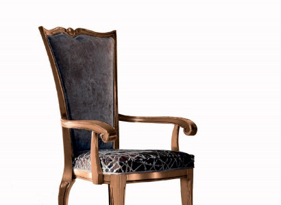 Dining room chair Art Deco armrest Dining room Chairs Design Textile luxury armchair