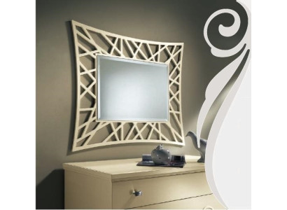 Mirror Hanging Mirror Wood Modern Wall mirror Furniture Mirror Design 90x90 new