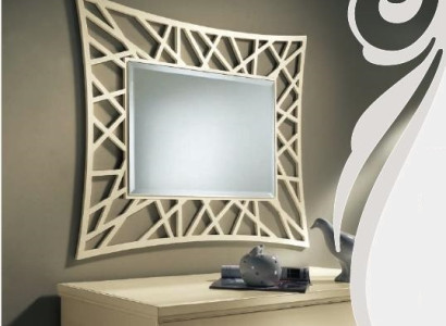 Mirror Hanging Mirror Wood Modern Wall mirror Furniture Mirror Design 90x90 new