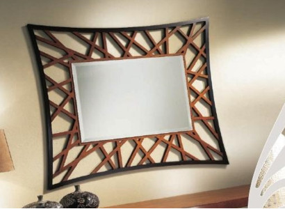 Mirror Hanging Mirror Wood Modern Wall mirror Furniture Mirror Design 111x89 new