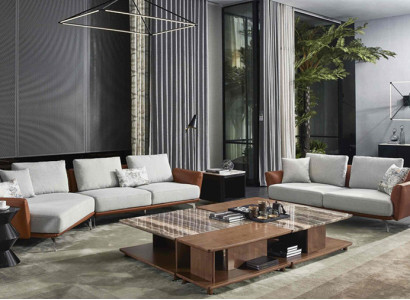 Corner sofa Living landscape Sofa Couch L-shape Upholstery Couches Design Suite Leather
