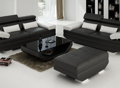Luxury Furniture Sofa set Couch Sofa Upholstery 3+3 Seater + Stool Living room