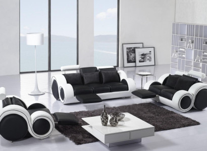 Sofa set 3+2+1 Relax Function Seater Sofa Couch Sets Leather Sofas