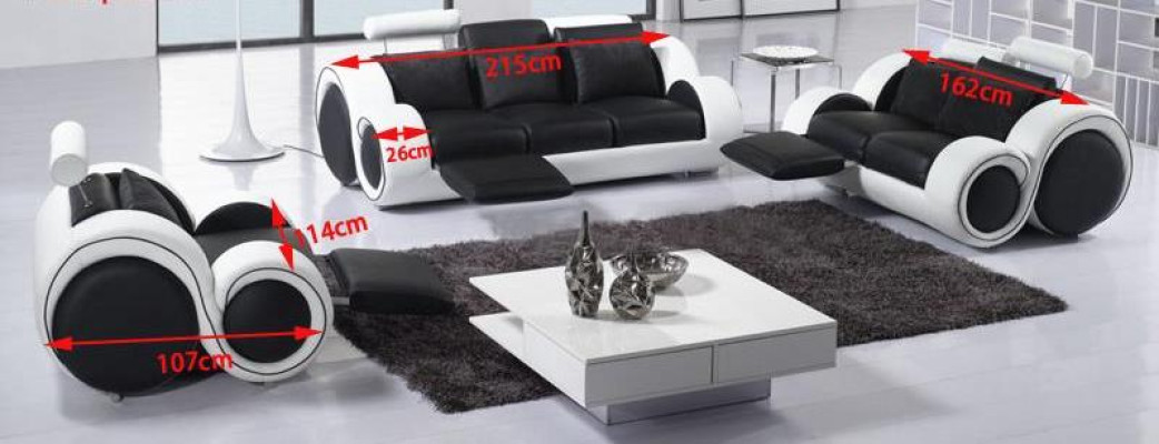 Sofa set 3+2+1 Relax Function Seater Sofa Couch Sets Leather Sofas