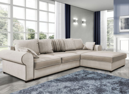 Fabric L-shape Couch Living landscape Corner sofa Suite Modern Design Sofa Textile