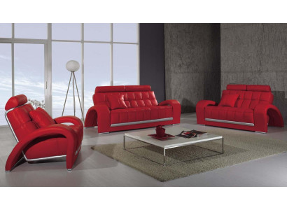 Designer Sofa set 3+1+1 Seater Sofa Couch Leather Suite Upholstery Set