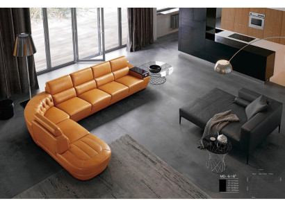 Corner Sofa Couch Upholstery Seat Corner Living Landscape Leather Couches Designer