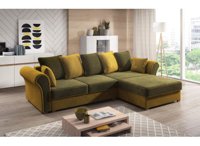 Designer Living landscape L-shape Couch Corner sofa Upholstery Suite Sofa Corner suite