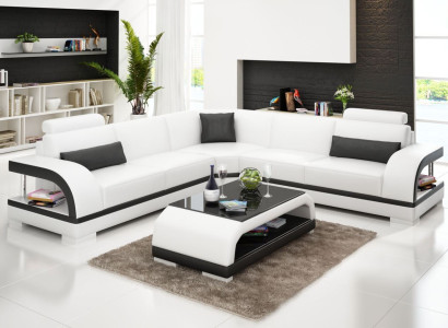 Modern Sofa Corner suite L-shape Upholstery Corner Designer Couch Seat Furniture