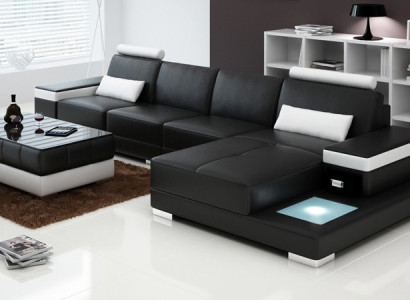 Couch Corner sofa Furniture Leather Living landscape Suite Design Modern Sofa