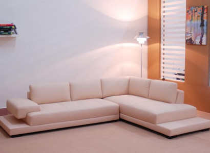 Corner sofa Leather Sofa Couch Upholstery Corner Seat Living landscape Suite