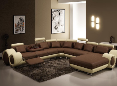 Sofas U-shape Sofa Couch Upholstery Suite Living landscape Design Corner sofa