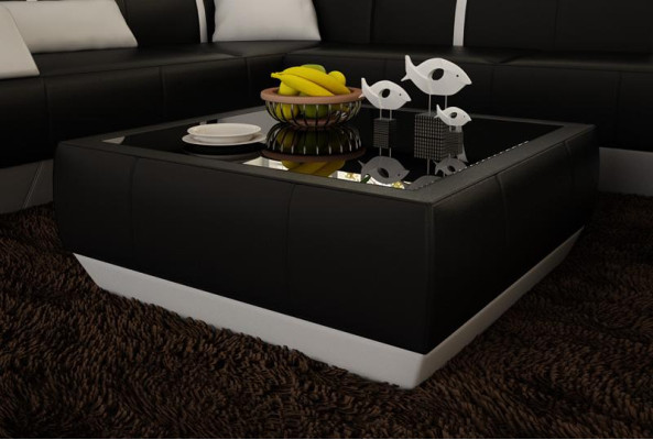 Upholstered Sofa Tables Black Coffee Table Glass Table Side Modern