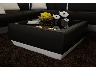 Upholstered Sofa Tables Black Coffee Table Glass Table Side Modern