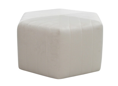 Fabric Footstool Ottoman Velvet Stool Pouf Pouf Textile