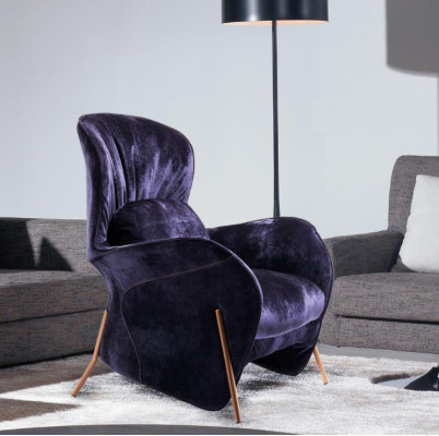 Armchair Club Lounge Designer Chair Upholstery Sofa 1 Seater Relax
