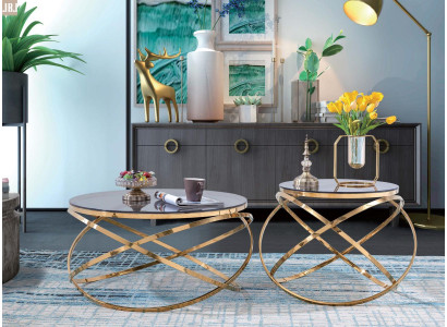 Coucht Table Round Tables Round Sofa Metal Glass Side Designer