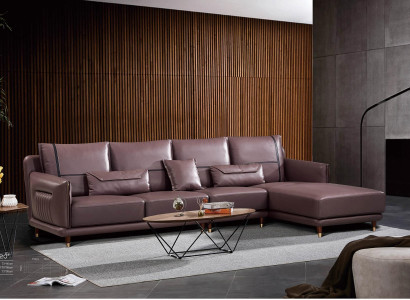 Italian Design Corner Sofa Seat Upholstery Corner Suite Couches Corner Leather