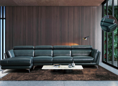 Italian Design Corner Sofa Couch Seat Upholstery Corner Suite Couches