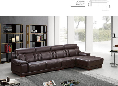 Upholstery Leather Couch Corner Sofa Seat Suite Living Room Landscape Sofas new