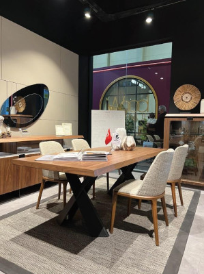 Dining table Table Wood Furniture Design Dining room Tables Design wooden table 220x100cm