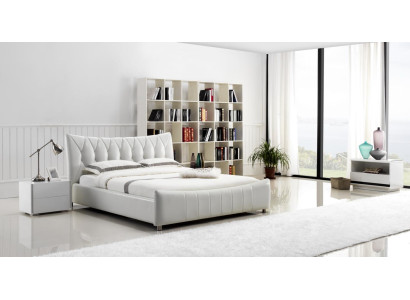 Modern Design Bed XXL Beds Hotel Luxury Style Double Leather 140 160