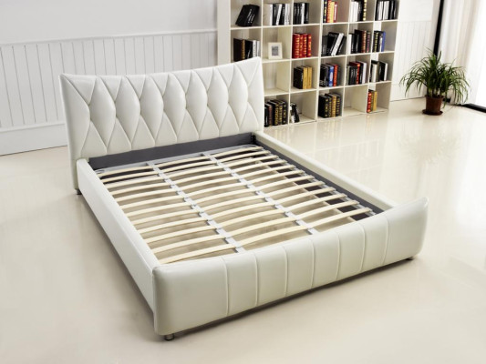 Modern Design Bed XXL Beds Hotel Luxury Style Double Leather 140 160