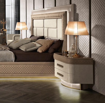 Bedroom Complete Set Bed Bedside table Chest of drawers new Design Bedroom 9 pcs.