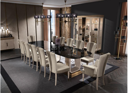 Complete Dining room Table Chest of drawers 10x Chairs Set Suite Group 11 pcs. new