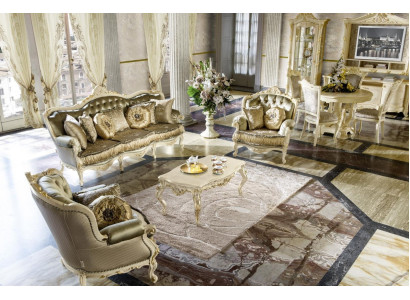 Complete Set Sofa set 3 1 1 Seater + Coffee table Designer Living landscape Sofa