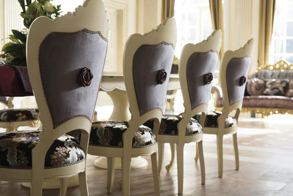 Suite Wood Furniture 2x Chairs with Armrests 4xChair Table new Dining room Set 7pcs