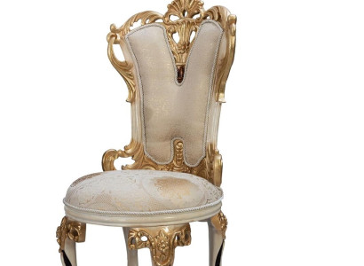 Luxury Design Upholstery Solid Wood Chair Chairs Seat Lean Office Office Dining room