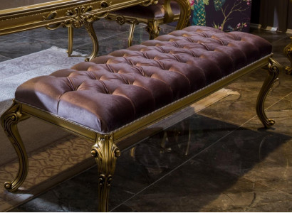 Luxury Stool Designer Chesterfield Velvet Side Stool Upholstery Stool