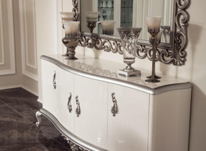 French Chest of drawers Sideboard Chests of drawers Console Sideboard Wood Mirror