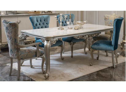 Wonderful dining table in classic n design with exclusive r table top