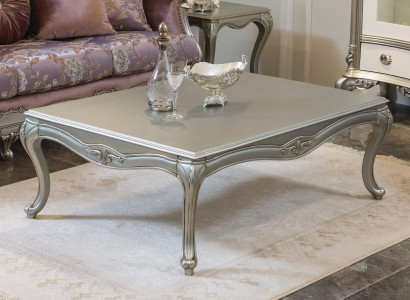 Luxury Coffee table Classic Coffee tables Silver Table Wood new