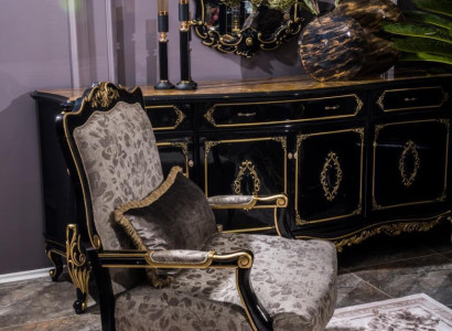Armchair Upholstery Designer Textile 1 Seater Upholstery Single Seater Furniture Baroque